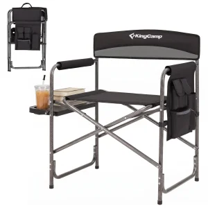 KingCamp Ash Comfort Katlanır Kamp Sandalyesi Grey